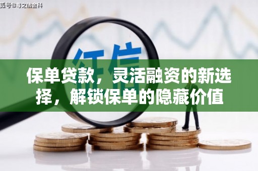 鹤峰保单贷款，灵活融资的新选择，解锁保单的隐藏价值
