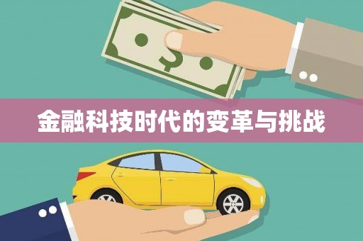 鹤峰金融科技时代的变革与挑战