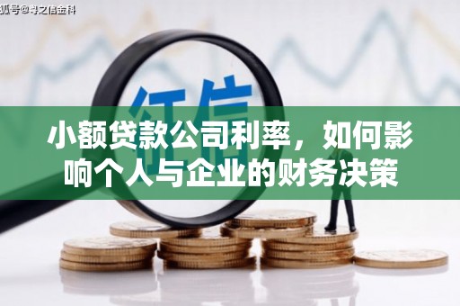 鹤峰小额贷款公司利率，如何影响个人与企业的财务决策