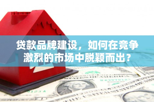 鹤峰贷款品牌建设，如何在竞争激烈的市场中脱颖而出？