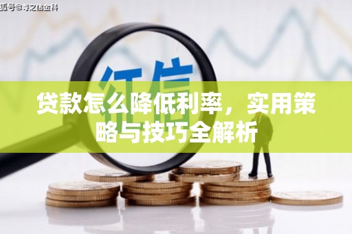 鹤峰贷款怎么降低利率，实用策略与技巧全解析