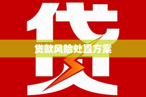 鹤峰贷款风险处置方案